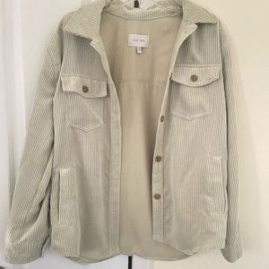 Love Tree/ Macy’s - Striped Flannel jacket